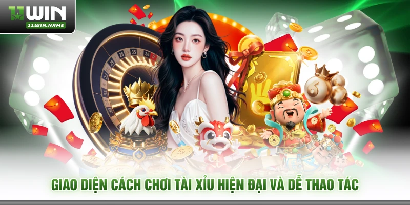Giao diện cách chơi tài xỉu hiện đại và dễ thao tác